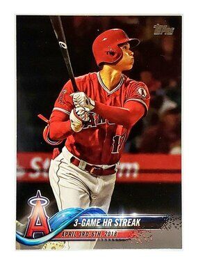 SHOHEI OHTANI ROOKIE 2018 TOPPS UPDATE #US189, ANGELS, DODGERS, MVP!